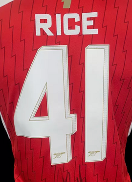 Arsenal 23/24 Rice Home Cup Name Set