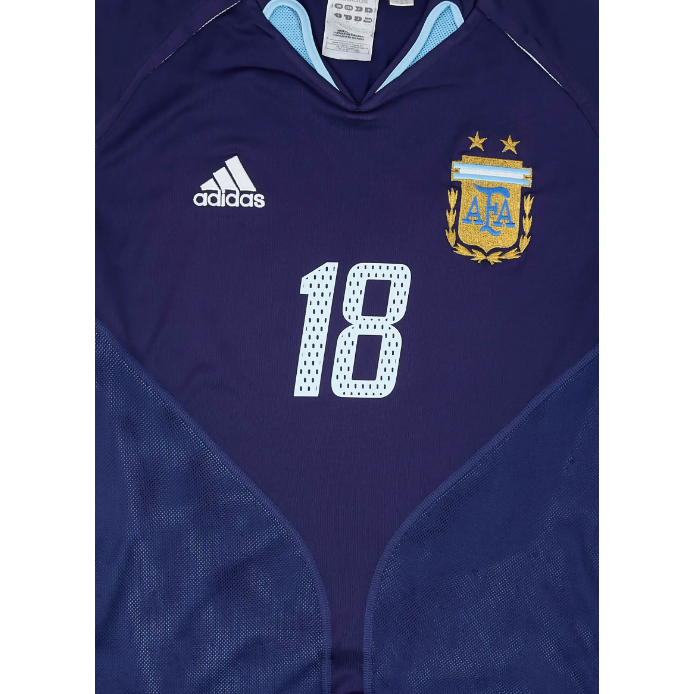 Argentina 2004 Messi Away Name Set