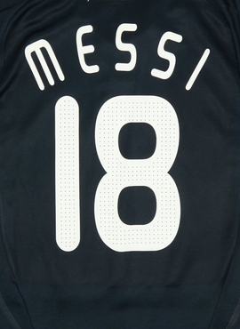 Argentina 2008 Away Messi Name Set
