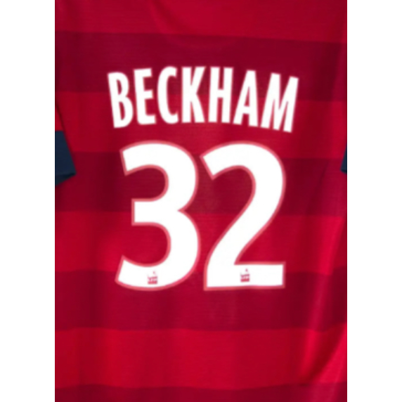 PSG 2012/13 Beckham Home Away Name Set