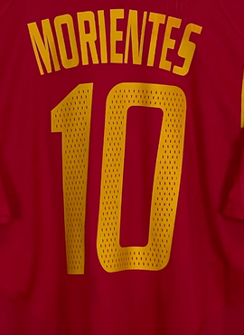 Spain 2004 Morientes Home Name Set