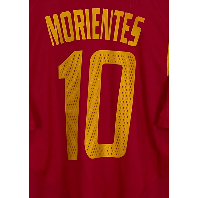Spain 2004 Morientes Home Name Set
