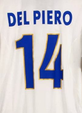 Italy 1996 Away Del Piero Name Set