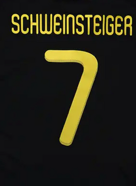 Germany 2010 Away Schweinsteiger Name Set