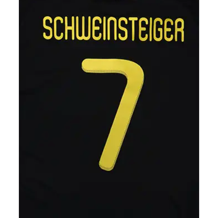 Germany 2010 Away Schweinsteiger Name Set