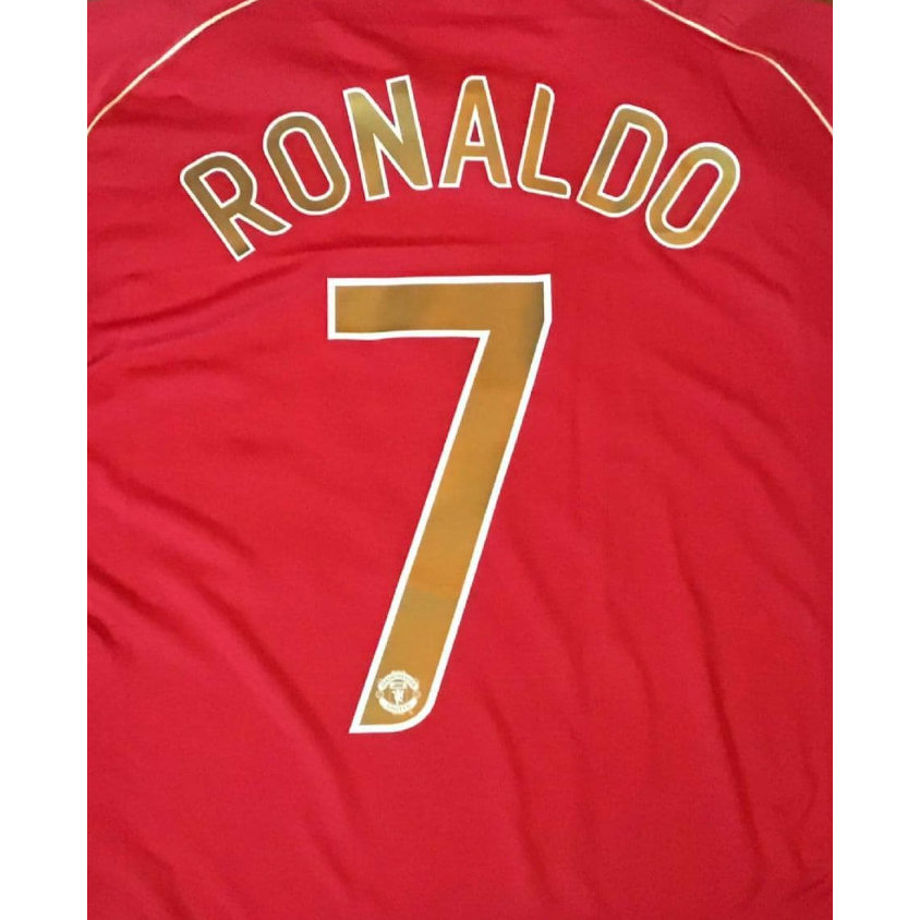 Man United 2006/07 Home UCL Ronaldo Name Set