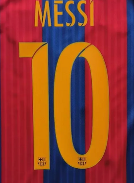 Barcelona 2016/17 Home Messi Nameset