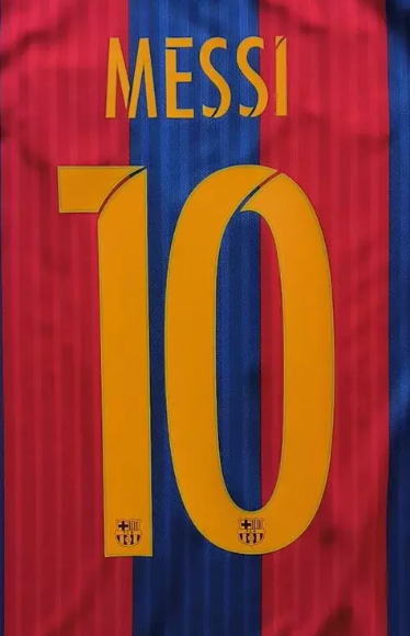 Barcelona 2016/17 Home Messi Nameset