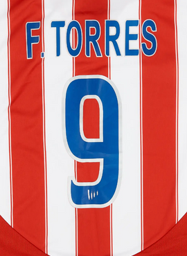 Atletico Madrid 2003/04 Home Torres Name Set