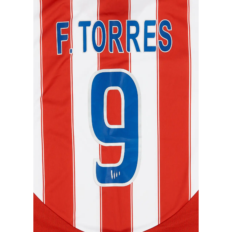 Atletico Madrid 2003/04 Home Torres Name Set
