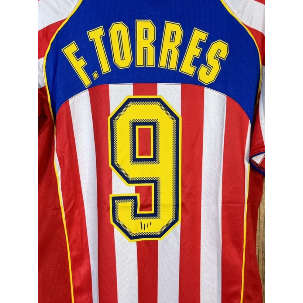 Atletico Madrid 2004/05 Home Away Torres Name Set
