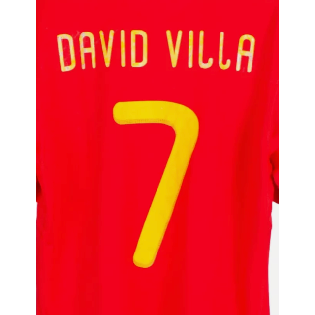 Spain 2010 Home Away David Villa Name Set