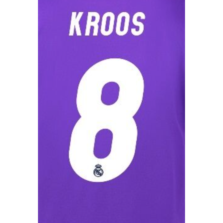 Real Madrid 2016/17 Away Kroos Name Set