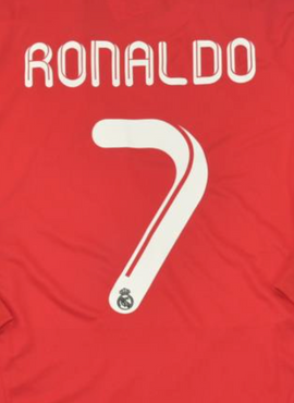 Real Madrid 2011/12 Ronaldo 3rd Name Set