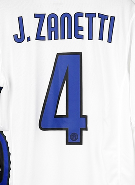 Inter Milan 2010/11 Zanetti Away Name Set