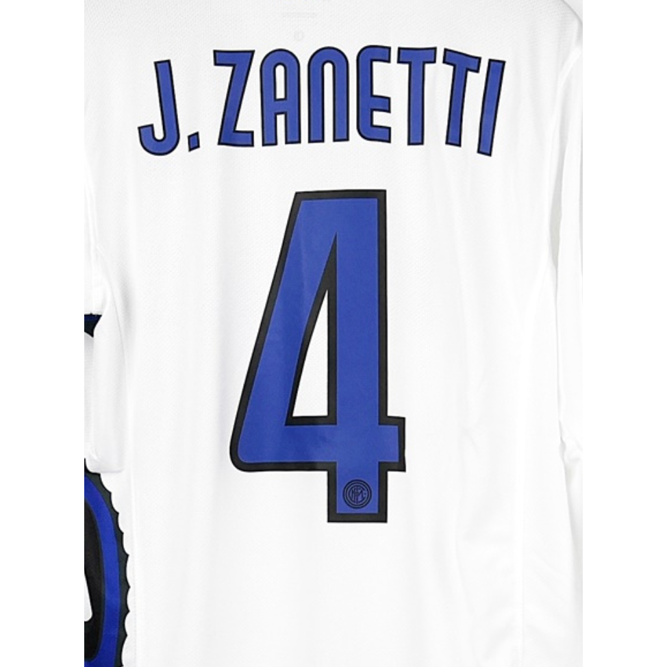 Inter Milan 2010/11 Zanetti Away Name Set