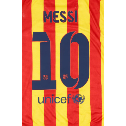Barcelona 2012/14 Away Messi Name Set