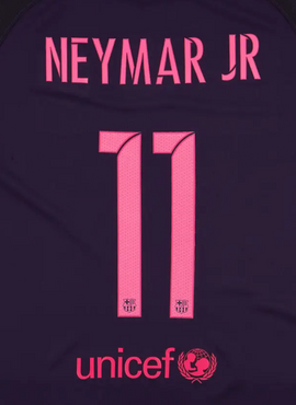 Barcelona 2016/17 Neymar Away Name Set