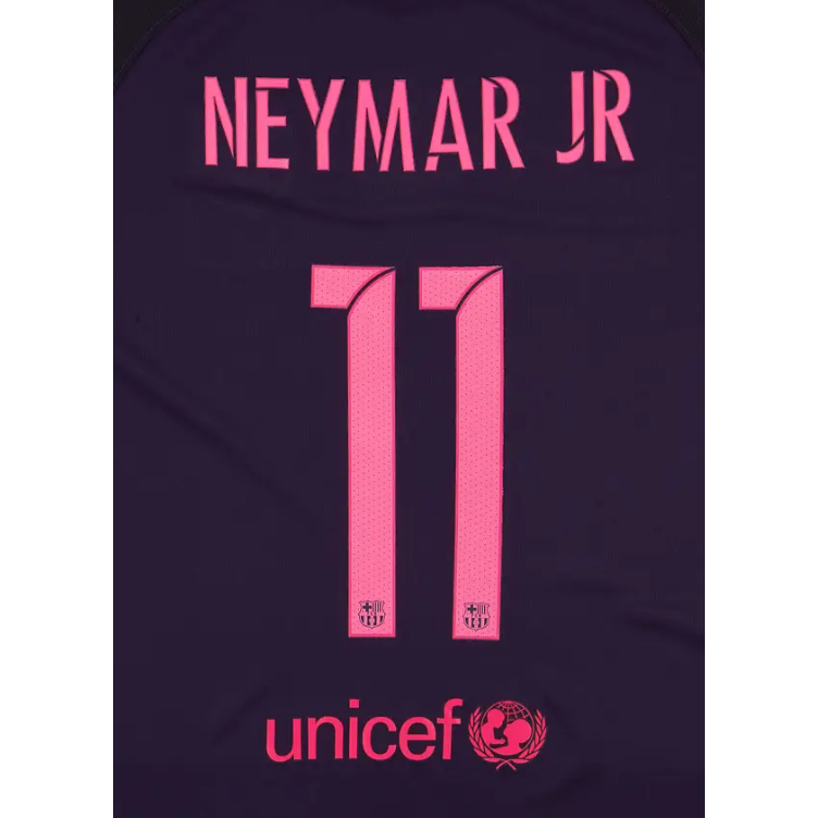 Barcelona 2016/17 Neymar Away Name Set