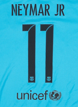 Barcelona 2015/16 Neymar 3rd Name Set