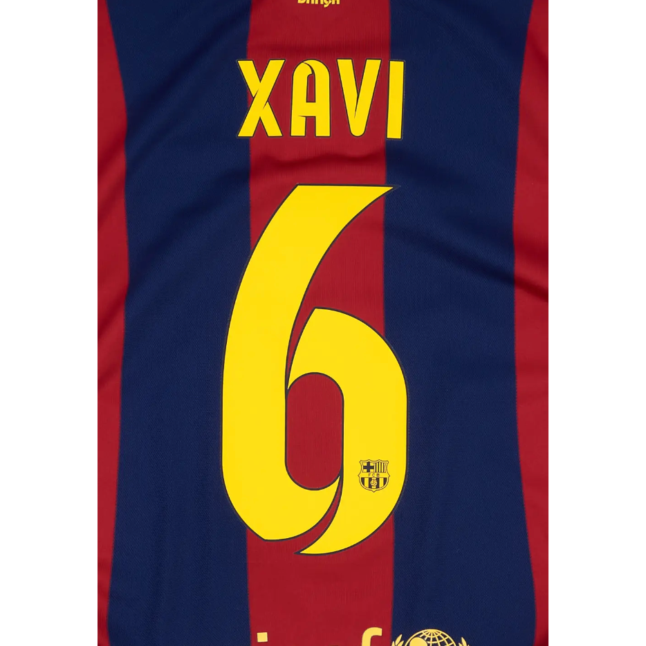 Barcelona 2014/15 Home Xavi Nameset