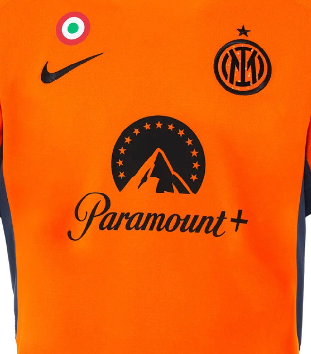 Inter Milan Replacement Paramount Shirt Sponsor
