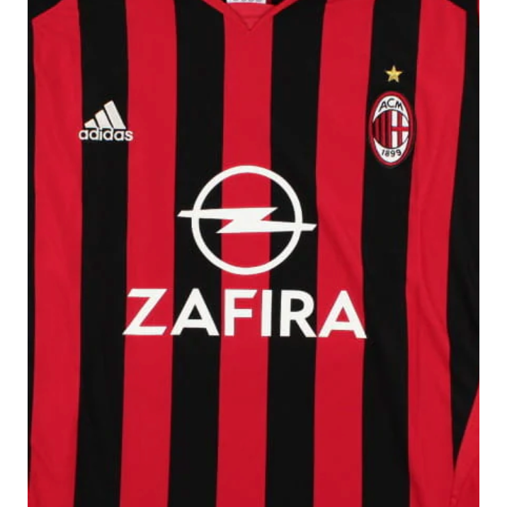 AC Milan Replacement Zafira Shirt Sponsor