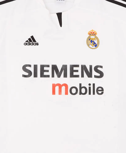 Siemens Mobile Real Madrid 2004/05 Replacement Sponsor