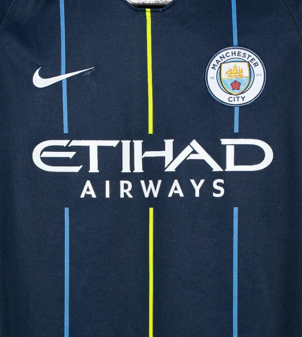 Man City Etihad Replacement Shirt Sponsor