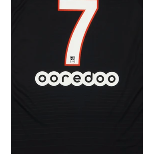 PSG Ooredoo Back Sponsor