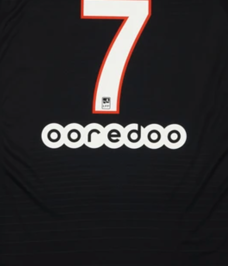 PSG Ooredoo Back Sponsor