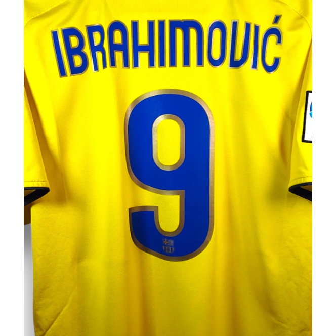 Barcelona 2008/10 Ibrahimovic Away Name Set
