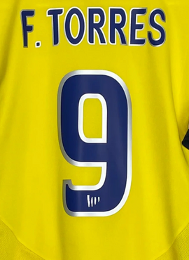 Atletico Madrid 2003/04 Away Torres Name Set