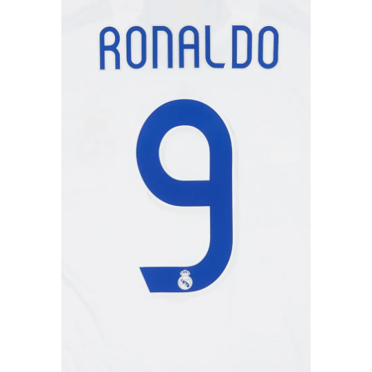 Real Madrid 2006/07 Home Ronaldo Name Set