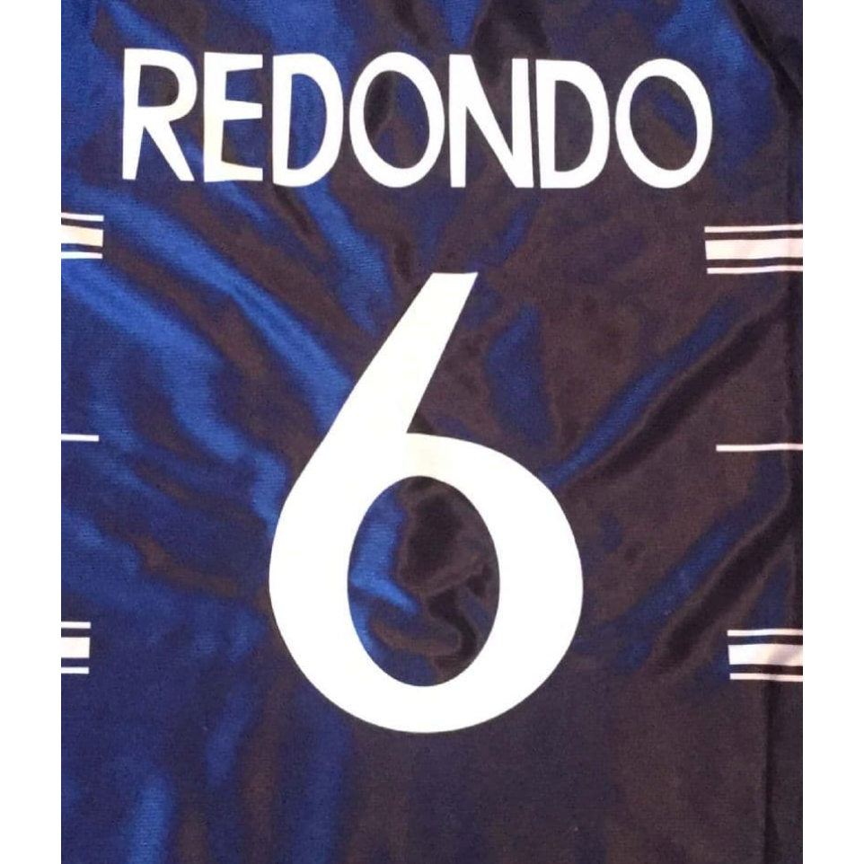 Real Madrid 1998/00 Redondo Away Name Set