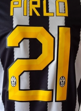 Juventus 2010/12 Pirlo Home Name Set