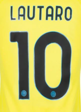 Inter Milan 2022/23 Lautaro 3rd Name Set