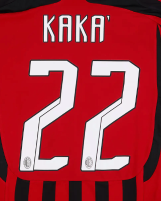 AC Milan 2007/08 Home Kaka Name Set