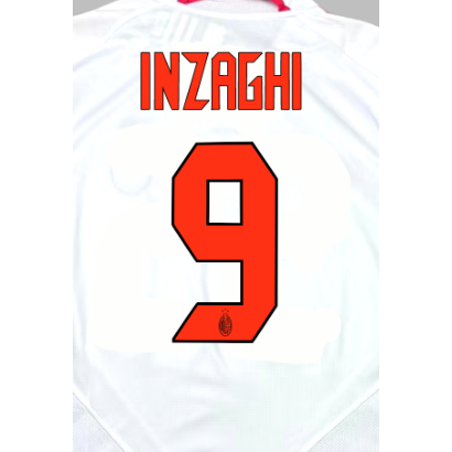 AC Milan 2004/07 Inzaghi Away Name Set