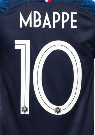 France 2018 Mbappe Name Set