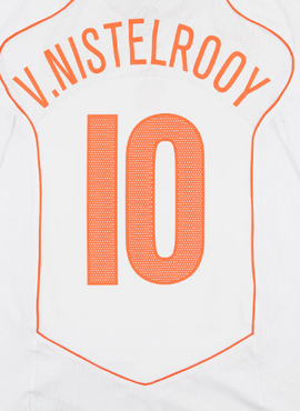 Netherlands 2004 Away Van Nistelrooy Name Set