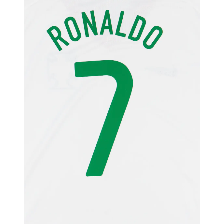 Portugal 2008 Away Ronaldo Name Set
