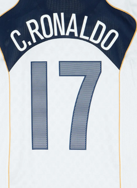 Portugal 2004 Ronaldo Away Name Set