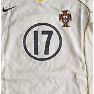 Portugal 2004 Ronaldo Away Name Set