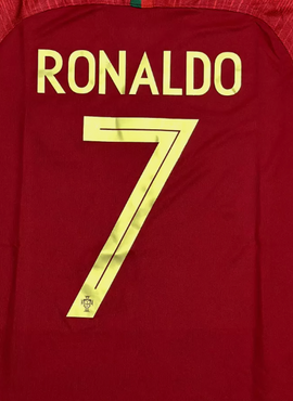 Portugal 2018 Ronaldo Home Name Set