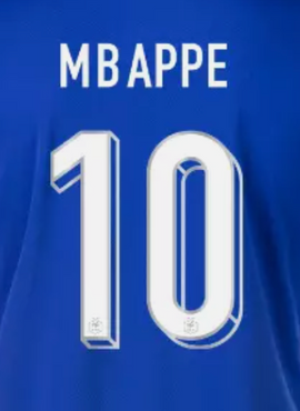 France 2024 Mbappe Home Name Set