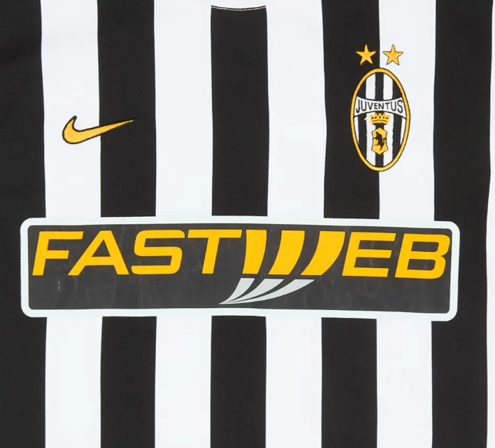 Juventus Replacement Fastweb Sponsor