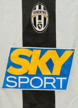 Juventus Sky Sports Football Shirt Sponsor Logo