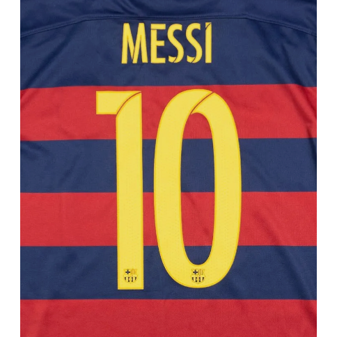 Barcelona 2015/16 Home Messi Nameset