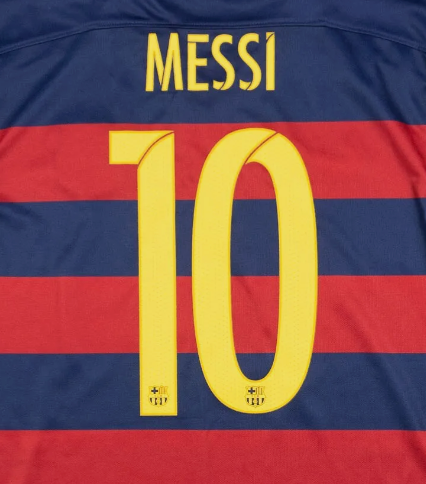 Barcelona 2015/16 Home Messi Nameset